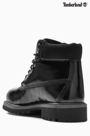 Black Timberland&reg; Patent Premium Boot